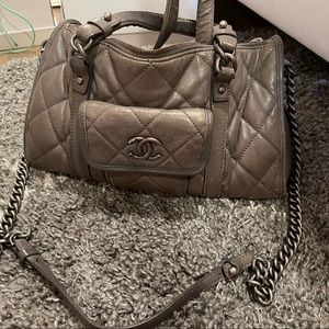 Chanel Bag grey quilted